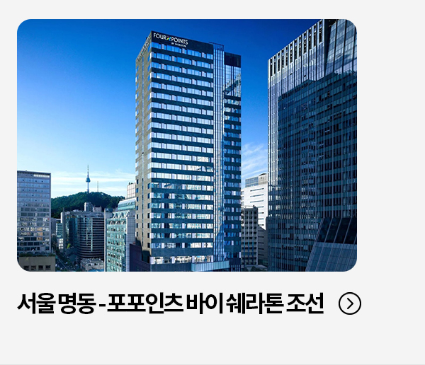 서울 명동 포포인츠 바이 쉐라톤 조선
